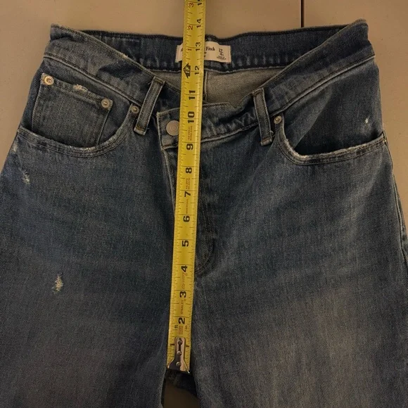 ABERCROMBIE The ‘90s Straight Ultra High Rise Crossover Stretch Jeans Womens 27 - Picture 7 of 8